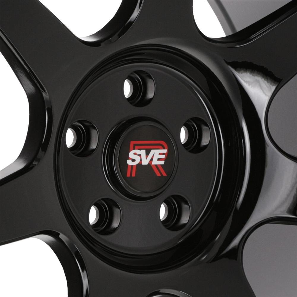 2024 Mustang SVE R350 Wheel & Nitto Tire Kit - 19x10/11 - Gloss Black