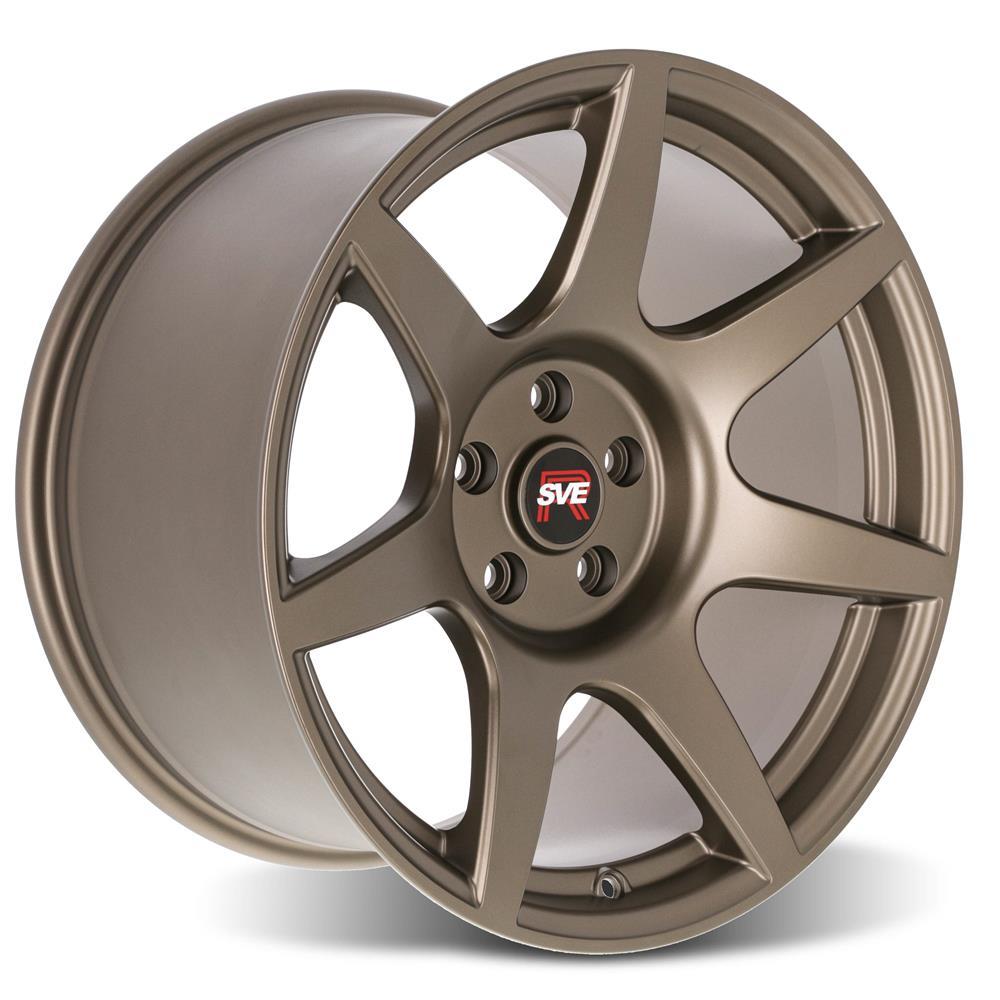 2024 Mustang SVE R350 Wheel & Nitto NT05 Tire Kit - 19x10/11 - Satin Bronze