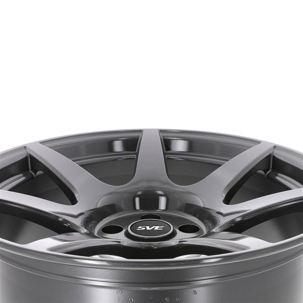 1994-04 Mustang SVE R350 Wheel & Sumitomo Tire Kit - 18x9/10  - Liquid Graphite