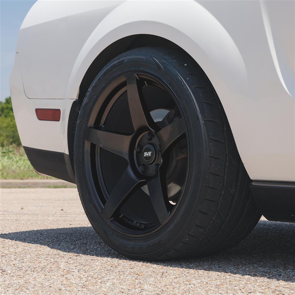 2005-2014 Mustang SVE R355 Wheel & Firestone Tire Kit - 19x10 - Gloss Black
