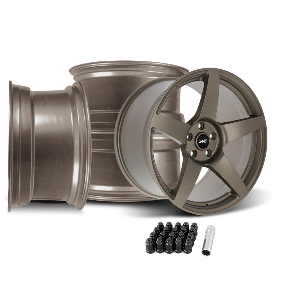 2015-26 Mustang SVE R355 Wheel Kit - 19x10/11  - Satin Bronze