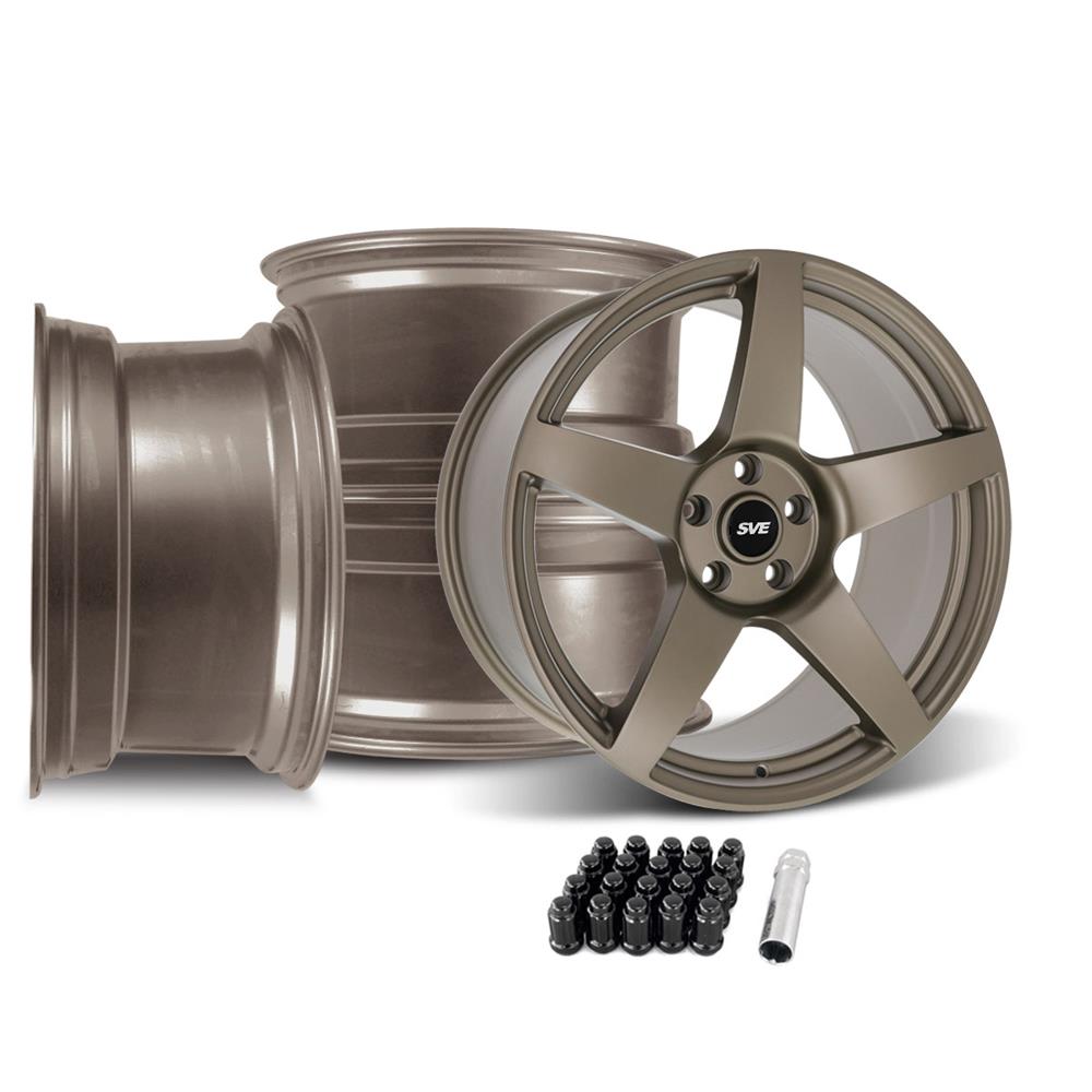 2015-26 Mustang SVE R355 Wheel Kit - 19x10  - Satin Bronze
