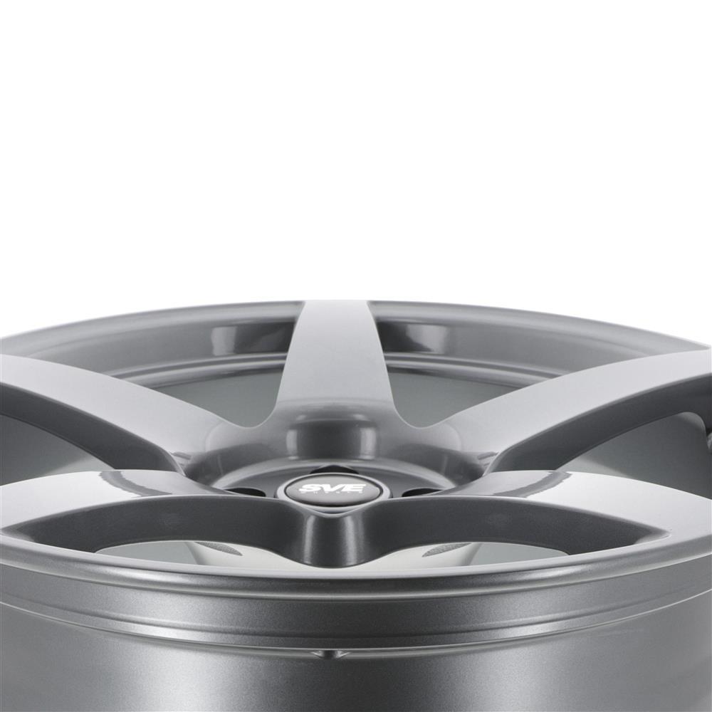 SVE Mustang R355 Wheel & Nitto Tire Kit - 19x10/11 - Titanium Gray (24-25)