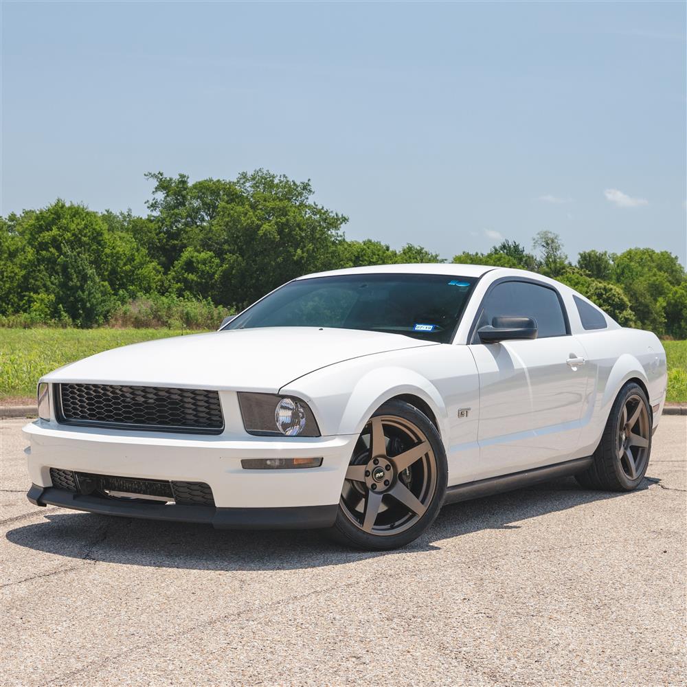 2005-14 Mustang SVE R355 Wheel & Nitto NT05 Tire Kit - 19x10/11 - Satin Bronze