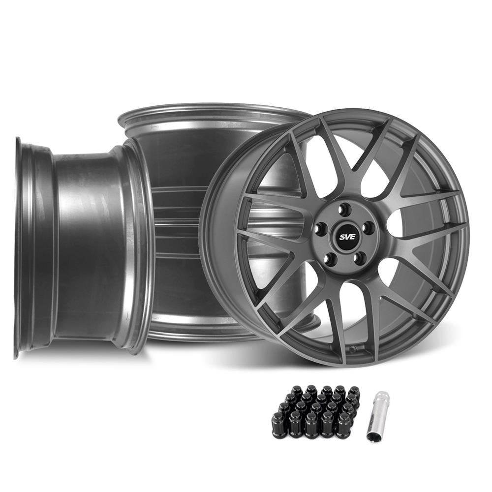 2005-14 Mustang SVE R357 Wheel Kit - 19x10  - Gloss Graphite