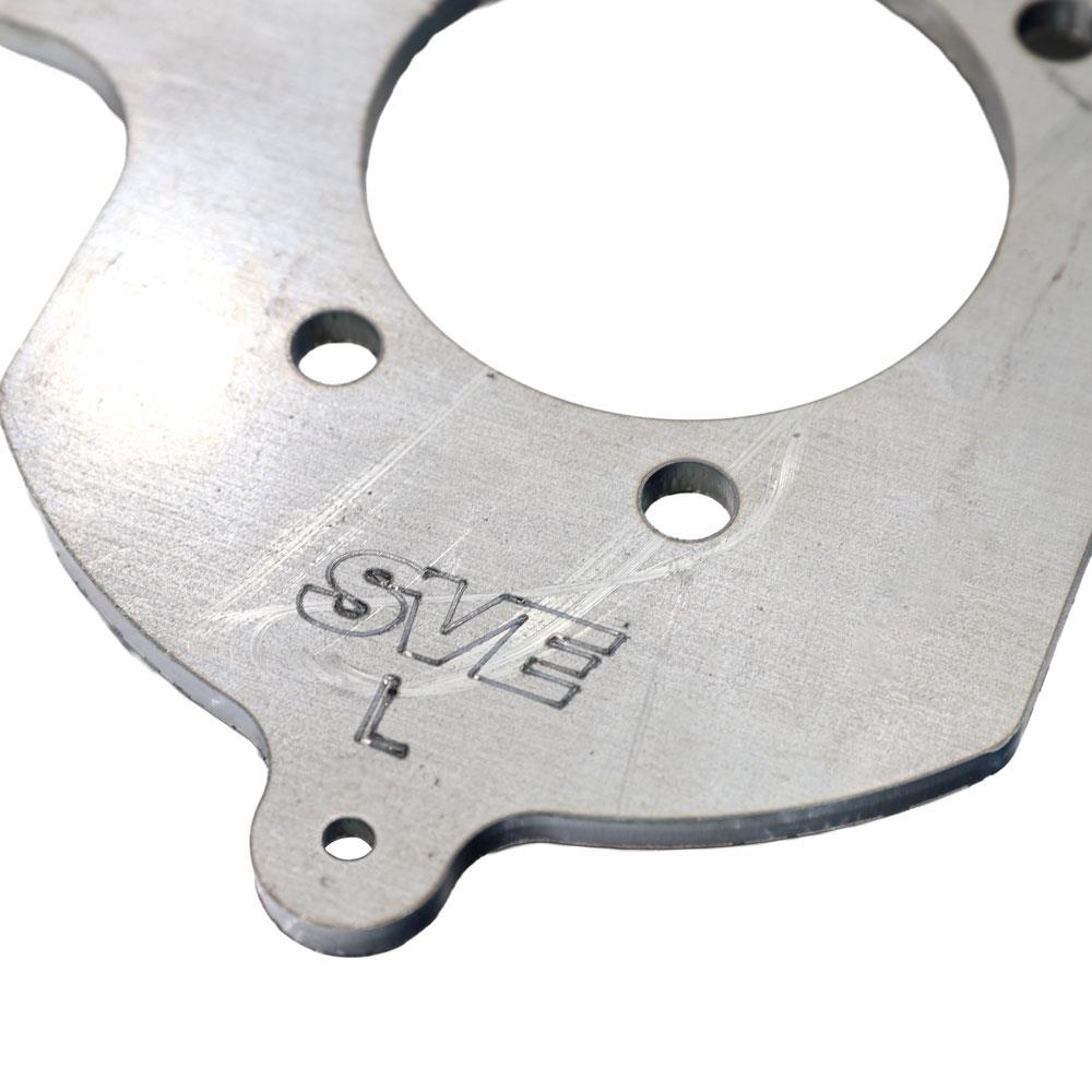 1979-93 Mustang SVE Rear Disc Brake Caliper Adapter Brackets For 94-04 GT/V6 Calipers