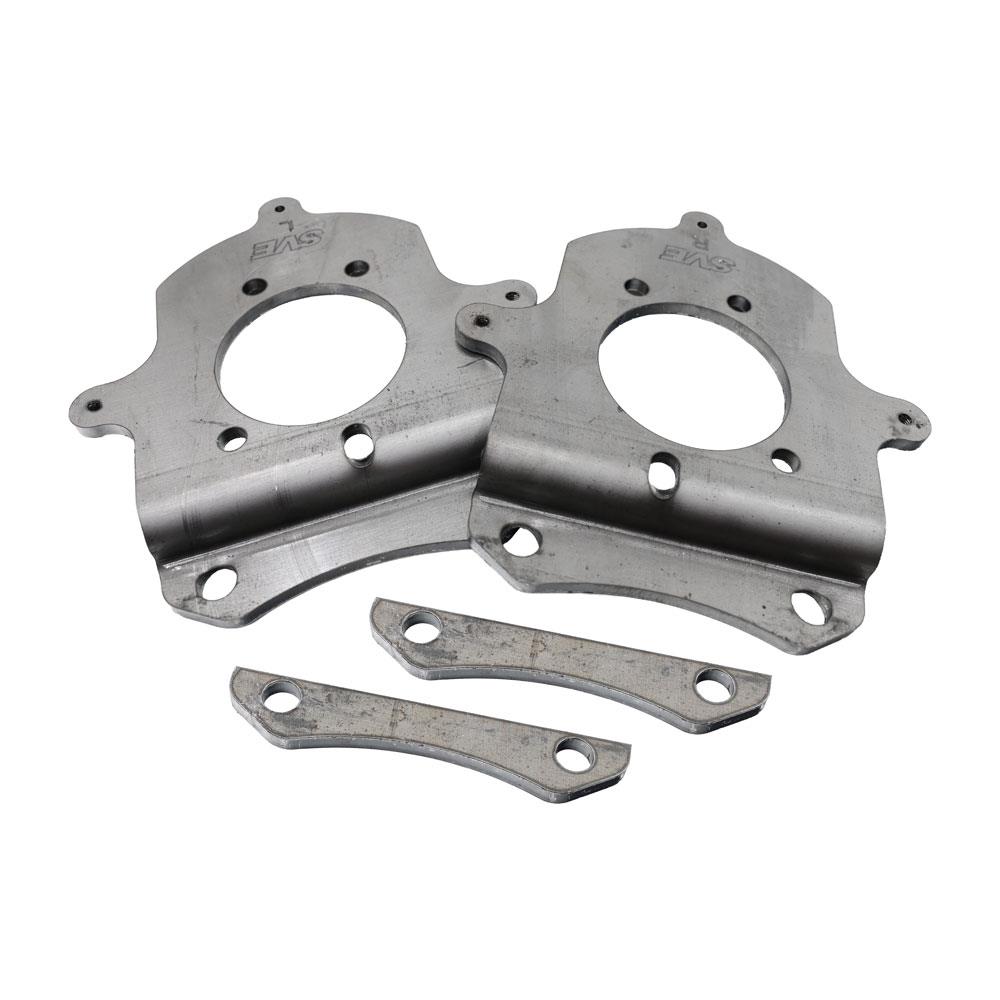 1979-93 Mustang SVE Rear Disc Brake Caliper Adapter Brackets For 94-04 GT/V6 Calipers