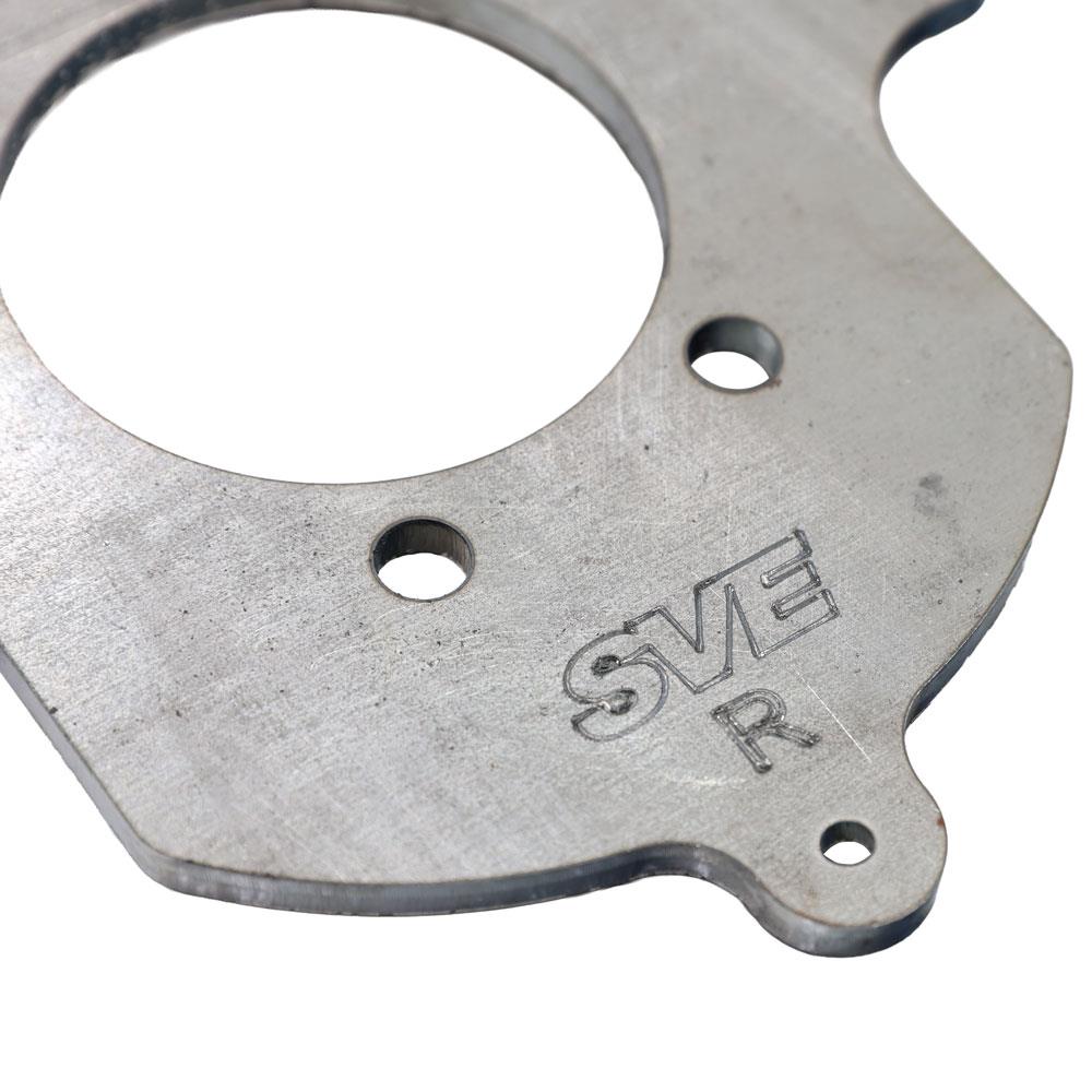 1979-93 Mustang SVE Rear Disc Brake Caliper Adapter Brackets For 94-04 GT/V6 Calipers