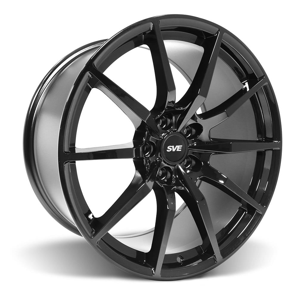 2015-2023 Mustang SVE S350 Wheel & Firestone Tire Kit - 19x10 - Gloss Black