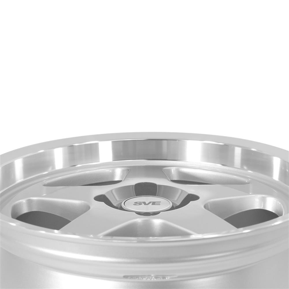 1979-93 Mustang SVE 4 Lug SC Wheel - 17x8 - Silver