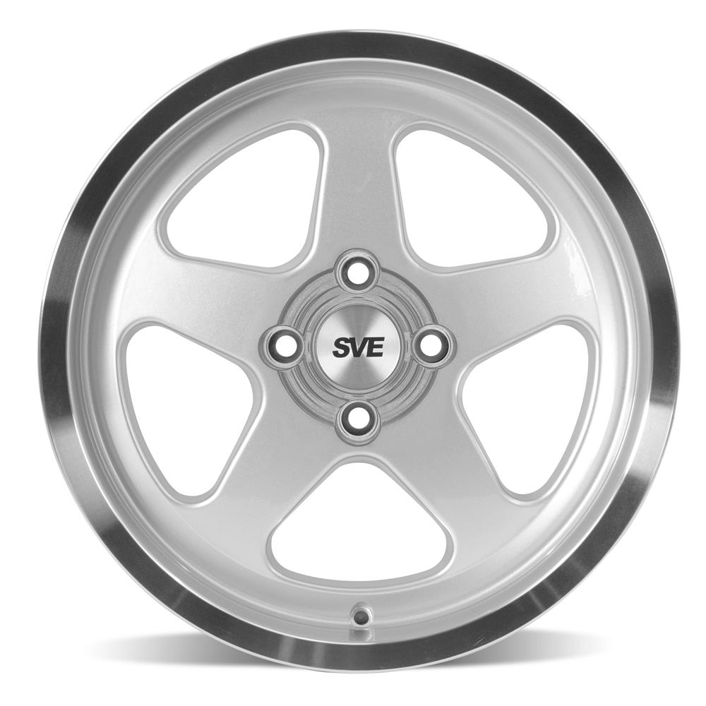 1979-93 Mustang SVE 4 Lug SC Wheel - 17x8 - Silver