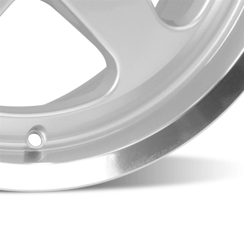 1979-93 Mustang SVE 4 Lug SC Wheel - 17x8 - Silver
