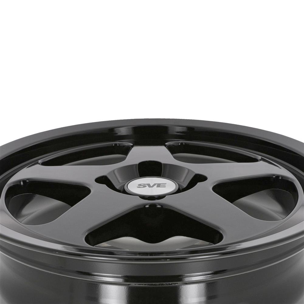 1979-93 Mustang SVE 4 Lug SC Wheel - 17x9 - Gloss Black