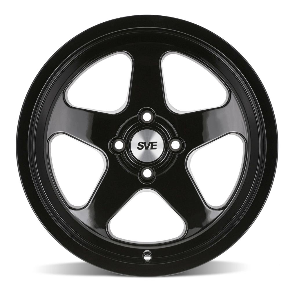 1979-93 Mustang SVE 4 Lug SC Wheel - 17x9 - Gloss Black