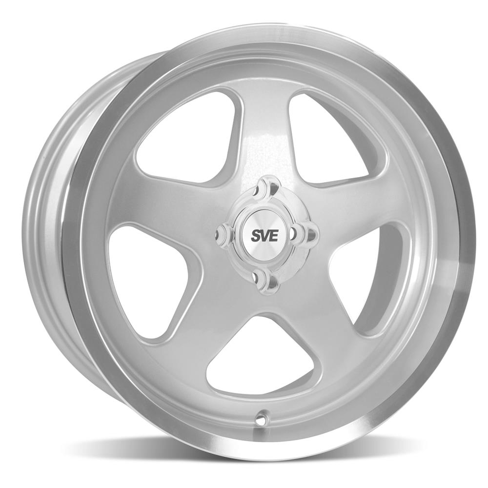1979-93 Mustang SVE 4 Lug SC Wheel - 17x9 - Silver