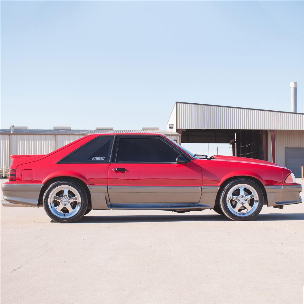 1979-93 Mustang SVE 4 Lug SC Wheel Kit - 17x9/10 - Chrome