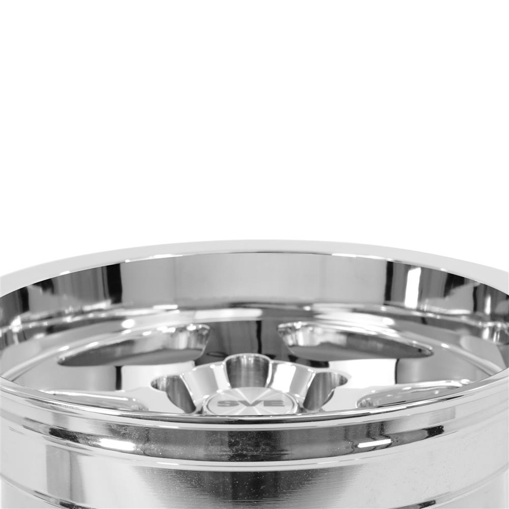 1979-93 Mustang SVE 4 Lug SC Wheel Kit - 17x9/10 - Chrome