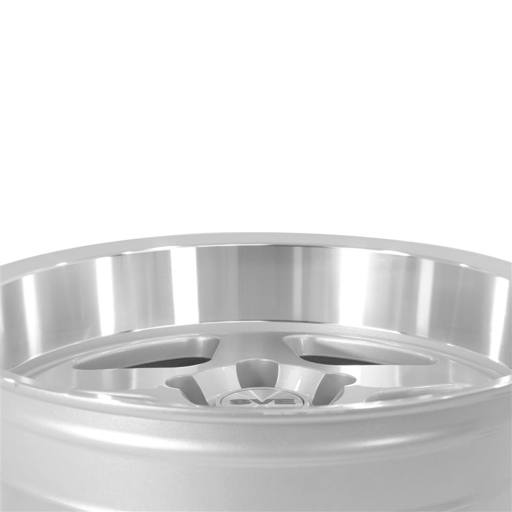 1979-93 Mustang SVE 4 Lug SC Wheel Kit - 17x9/10 - Silver
