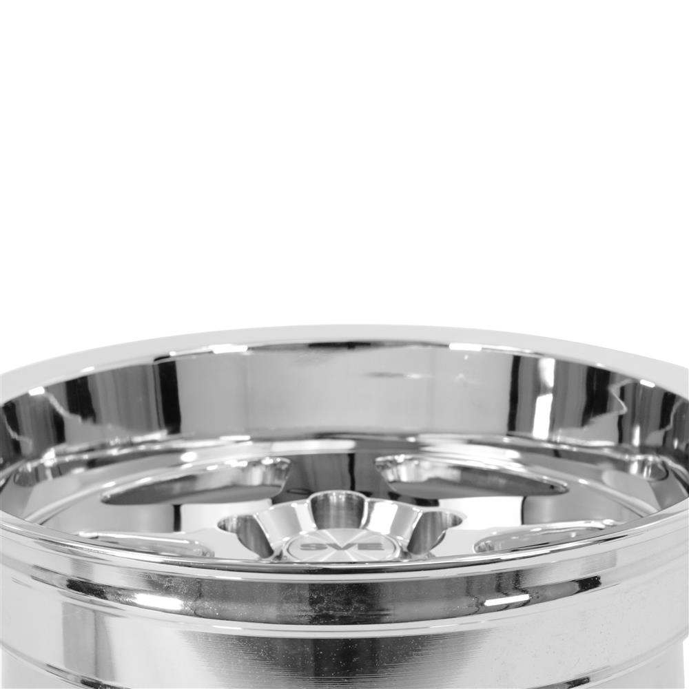 1979-93 Mustang SVE 4 Lug SC Wheel & Nitto Tire Kit - 17x8/10 - Chrome