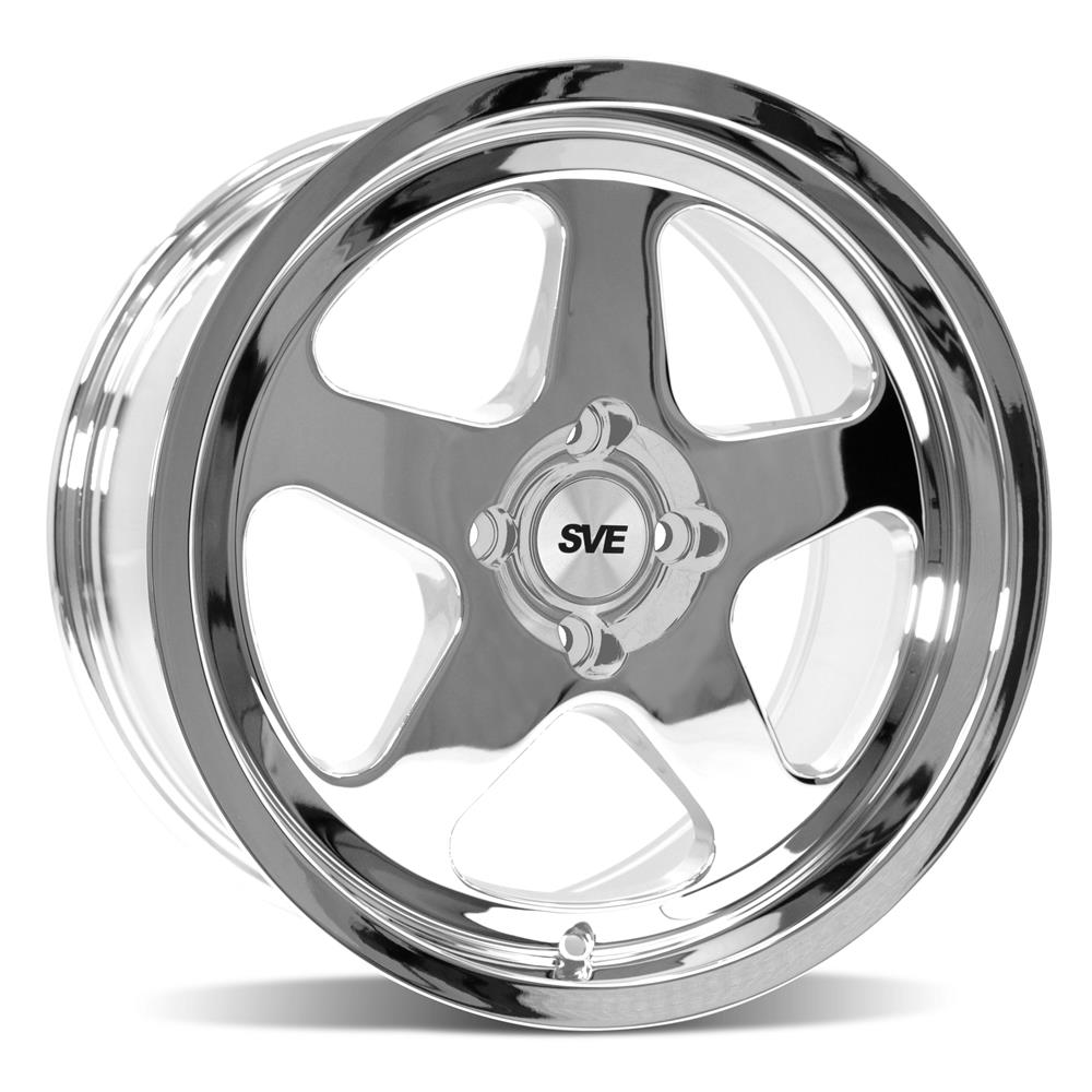 1979-93 Mustang SVE 4 Lug SC Wheel & Nitto Tire Kit - 17x8/10 - Chrome