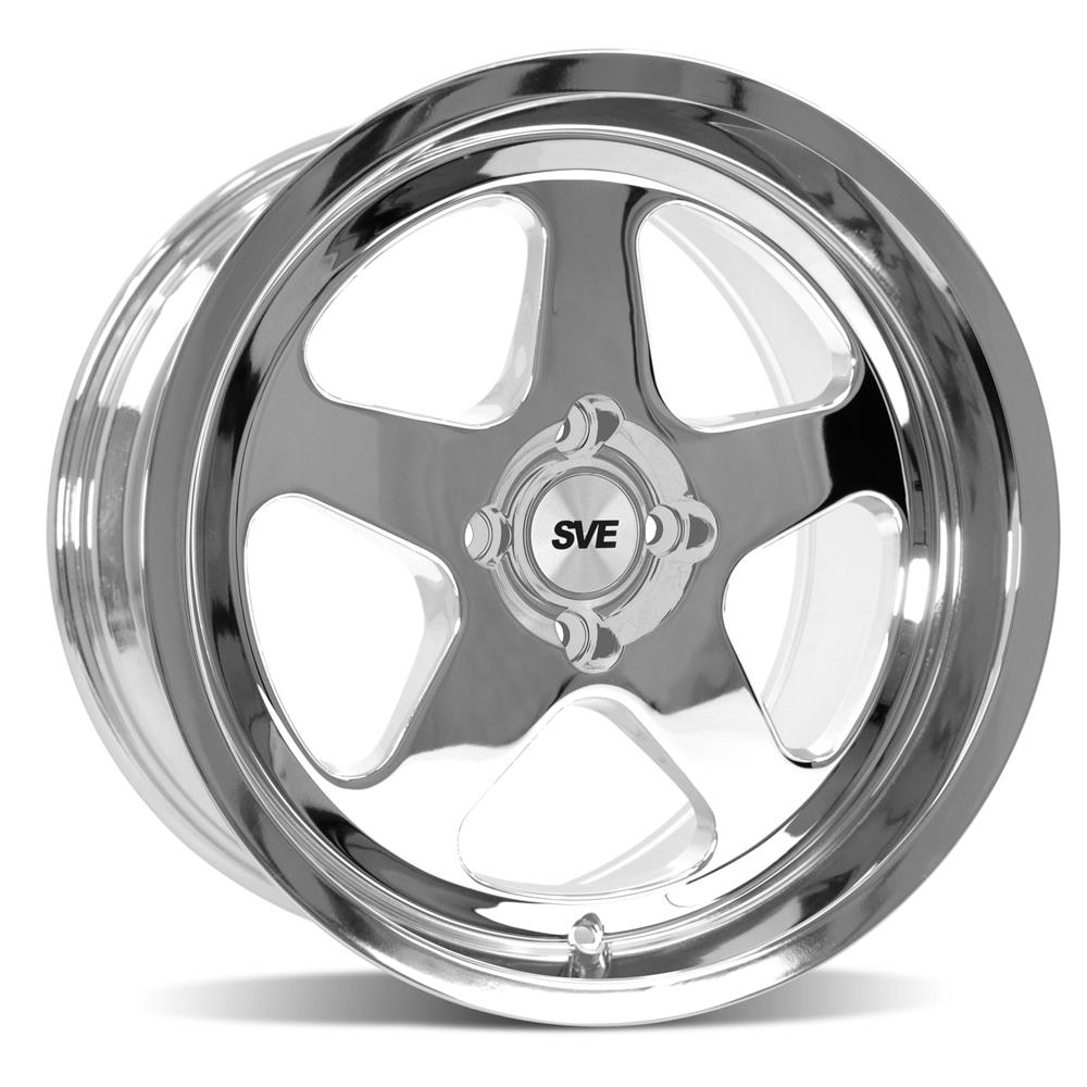 1979-93 Mustang SVE 4 Lug SC Wheel & Nitto Tire Kit - 17x8/9 - Chrome