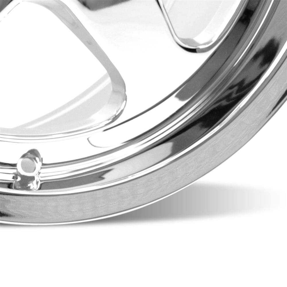 1979-93 Mustang SVE 4 Lug SC Wheel - 17x8 - Chrome