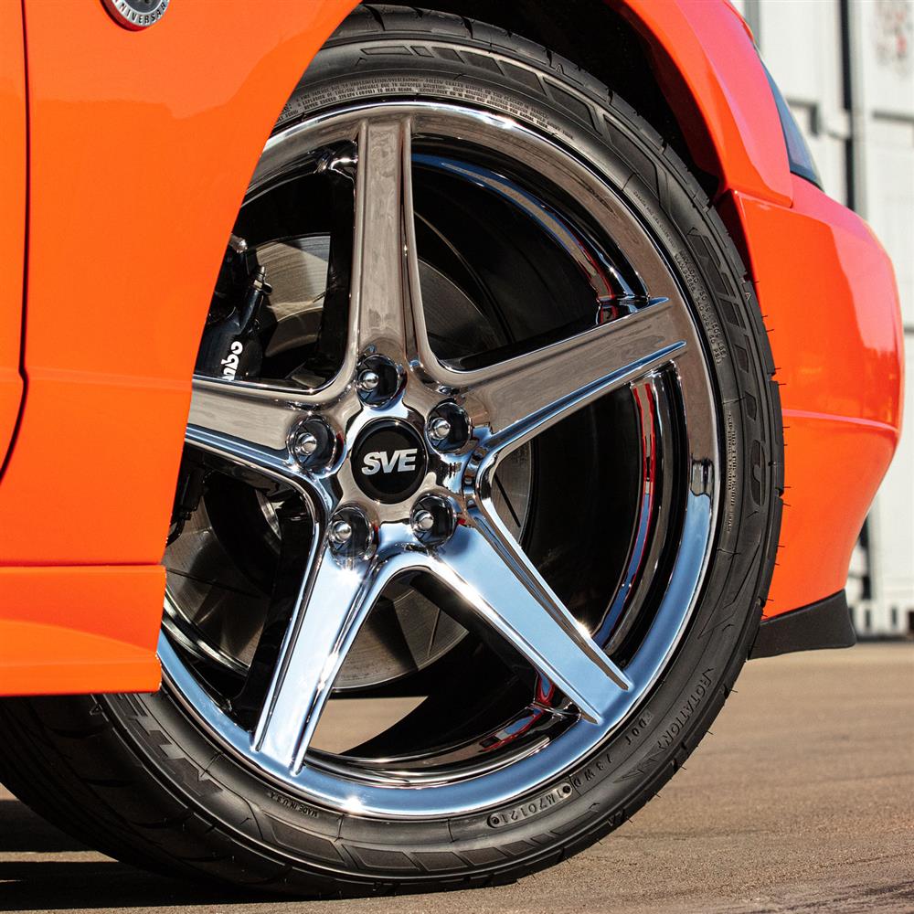 1994-04 Mustang SVE Saleen Style Wheel & Nitto Tire Kit - 18x9 - Chrome