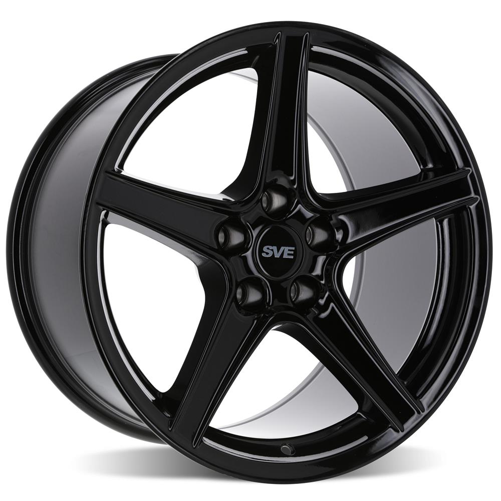 1994-04 Mustang SVE Saleen Style Wheel & Tire Kit - 18x9/10  - Black - NT555 G2 Tires