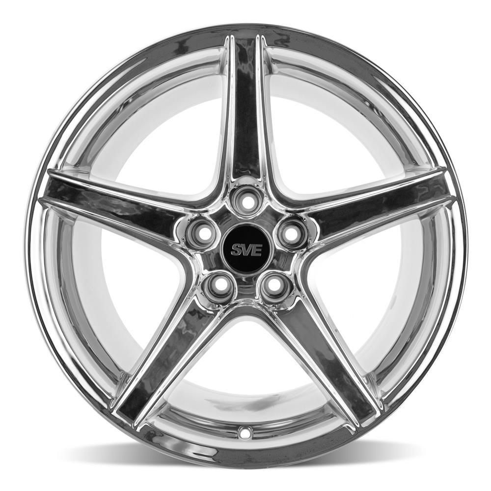 1994-04 Mustang SVE Saleen Style Wheel & Nitto Tire Kit - 18x9 - Chrome