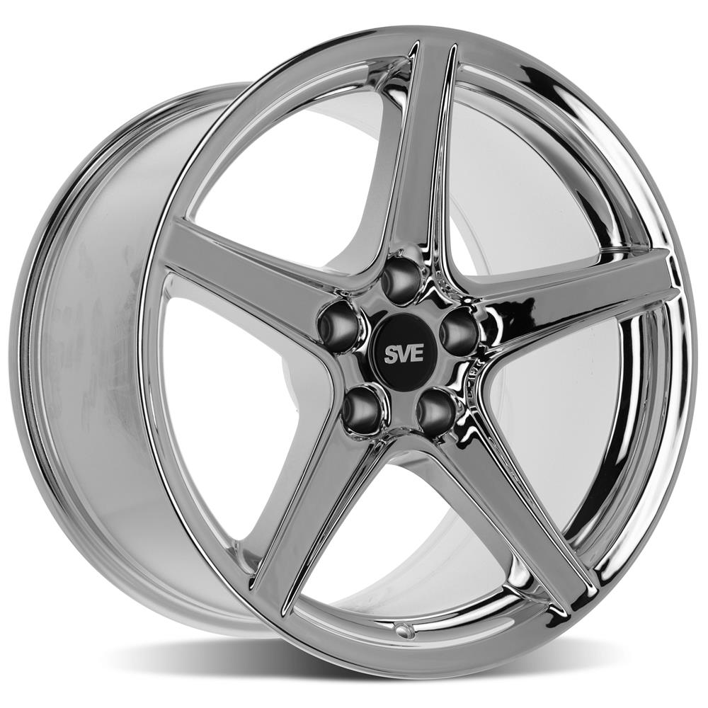 1994-04 Mustang SVE Saleen Style Wheel & Nitto Tire Kit - 18x9 - Chrome