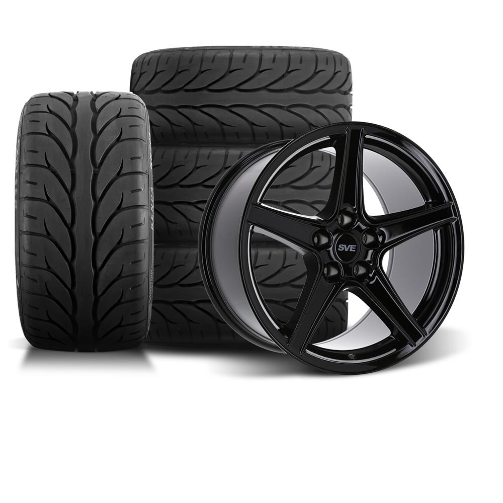 1994-04 Mustang SVE Saleen Wheel & Kenda Tire Kit - 18x9/10  - Black