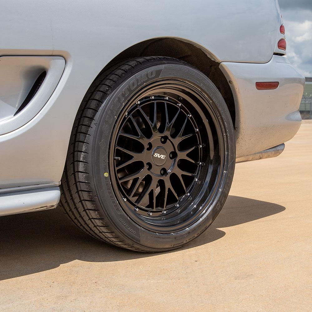 1994-04 Mustang SVE Series 1 Wheel & Kenda Tire Kit - 18x9/10  - Black