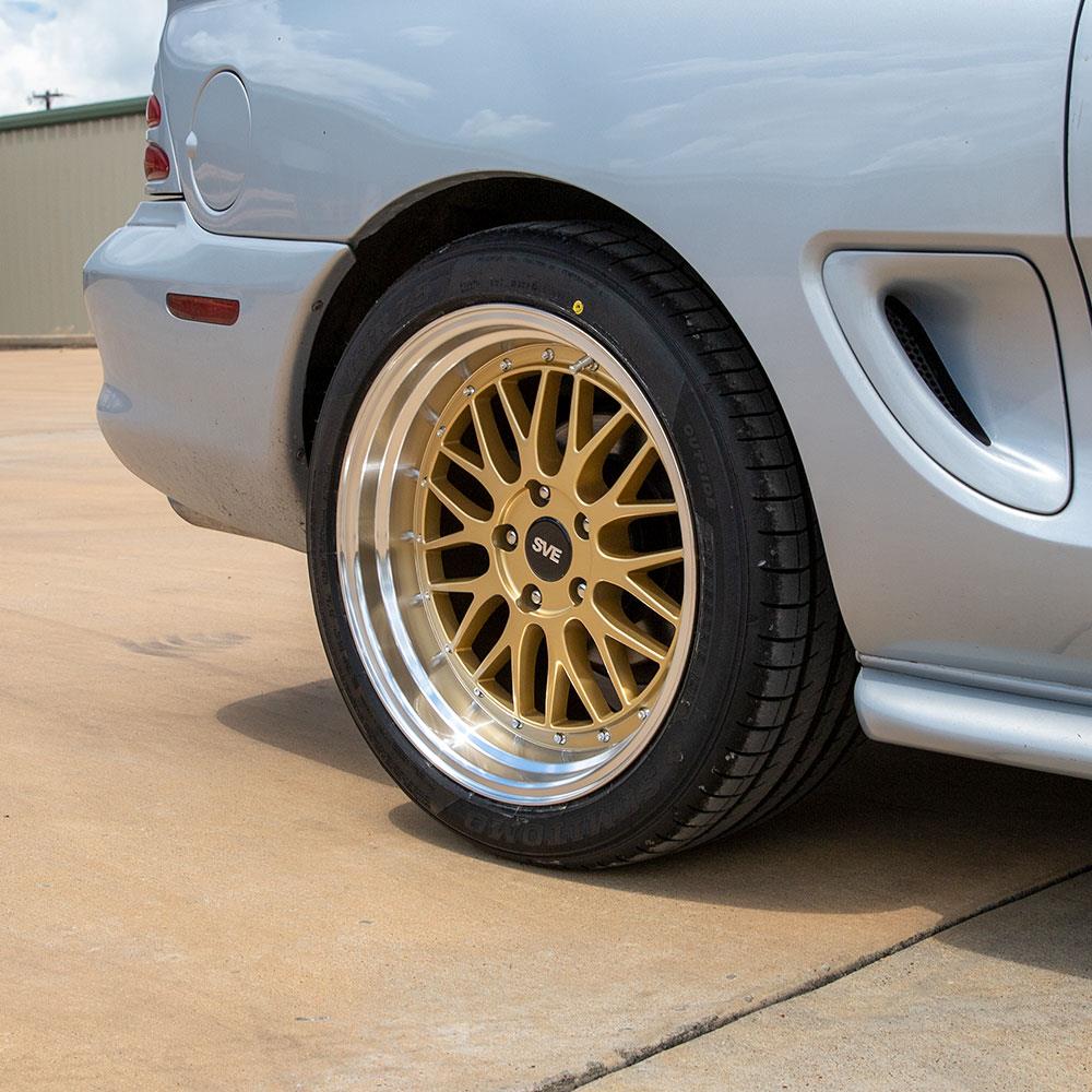 1994-04 Mustang SVE Series 1 Wheel & Kenda Tire Kit - 18x9/10  - Gold