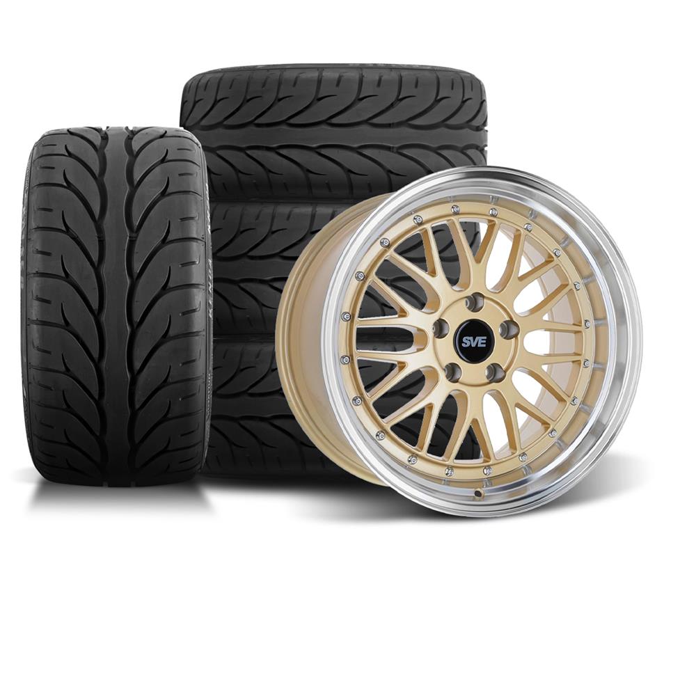 1994-04 Mustang SVE Series 1 Wheel & Kenda Tire Kit - 18x9/10  - Gold