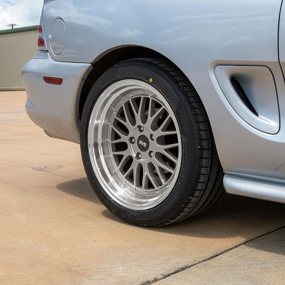 1994-04 Mustang SVE Series 1 Wheel & Kenda Tire Kit - 18x9/10  - Silver