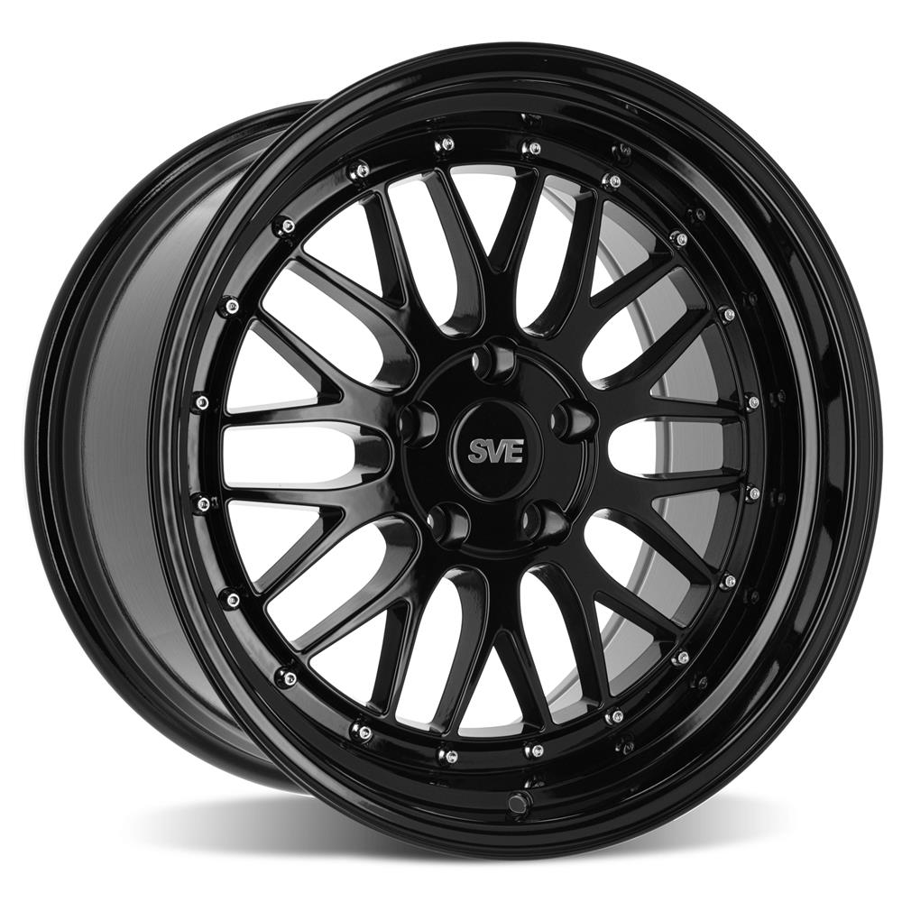 SVE Mustang Series 1 Wheel Kit - 18x9/10 - Gloss Black (94-04)