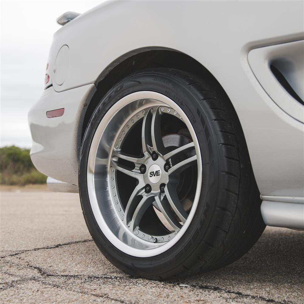 1994-04 Mustang SVE Series 2 Wheel & Kenda Tire Kit - 18x9/10  - Gun Metal