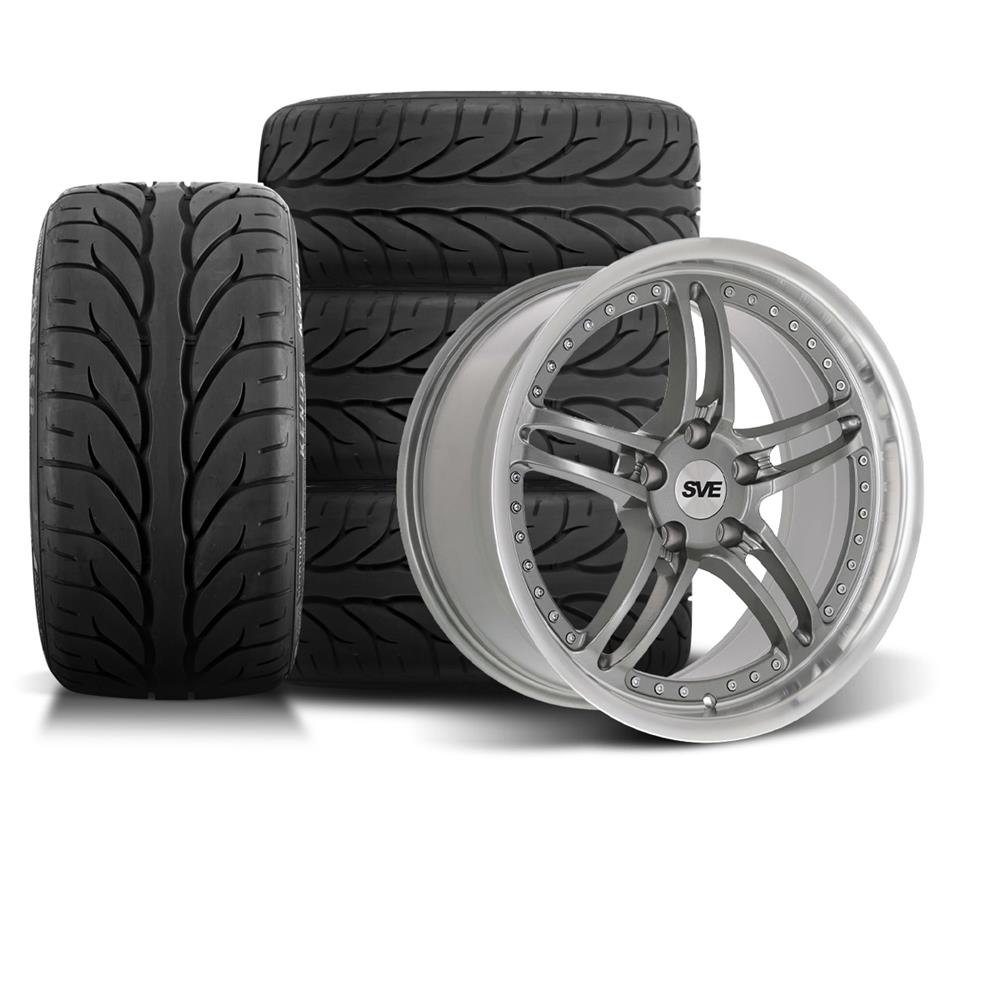 1994-04 Mustang SVE Series 2 Wheel & Kenda Tire Kit - 18x9/10  - Gun Metal