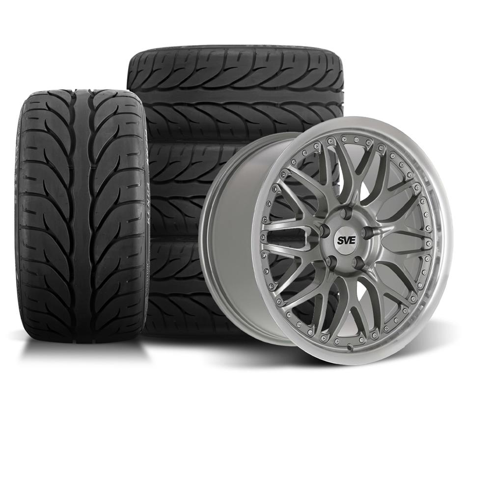 1994-04 Mustang SVE Series 3 Wheel & Kenda Tire Kit - 18x9/10  - Gun Metal