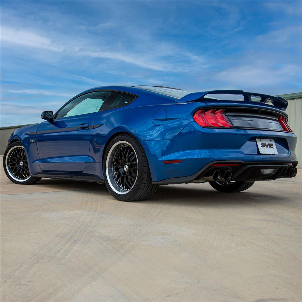 2015-23 Mustang SVE Series 3 Wheel & Nitto Tire Kit - 20x8.5/10 - Gloss Black