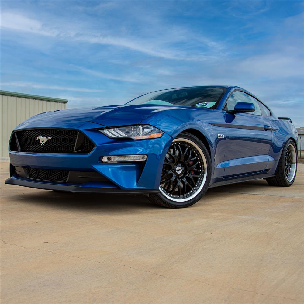 2015-23 Mustang SVE Series 3 Wheel & Nitto Tire Kit - 20x8.5/10 - Gloss Black