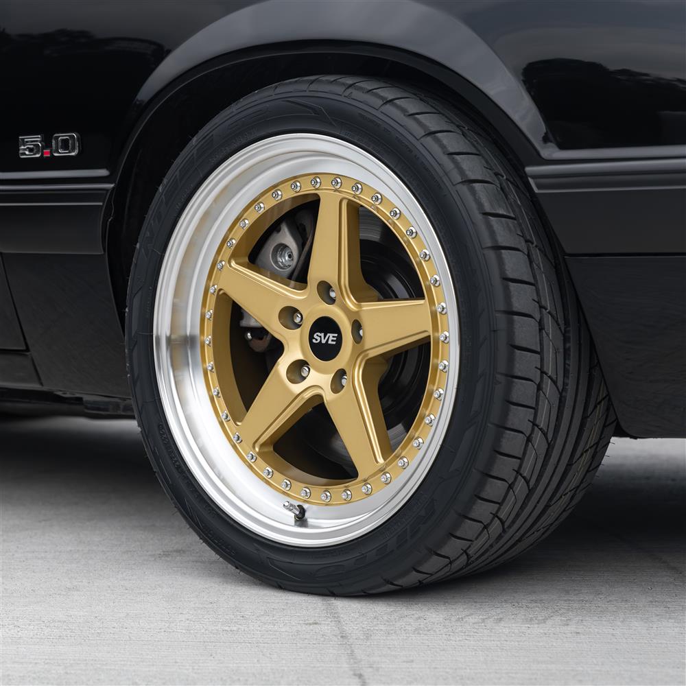 SVE Mustang Series 4 Wheel - 18x9 - Gloss Gold (94-04)