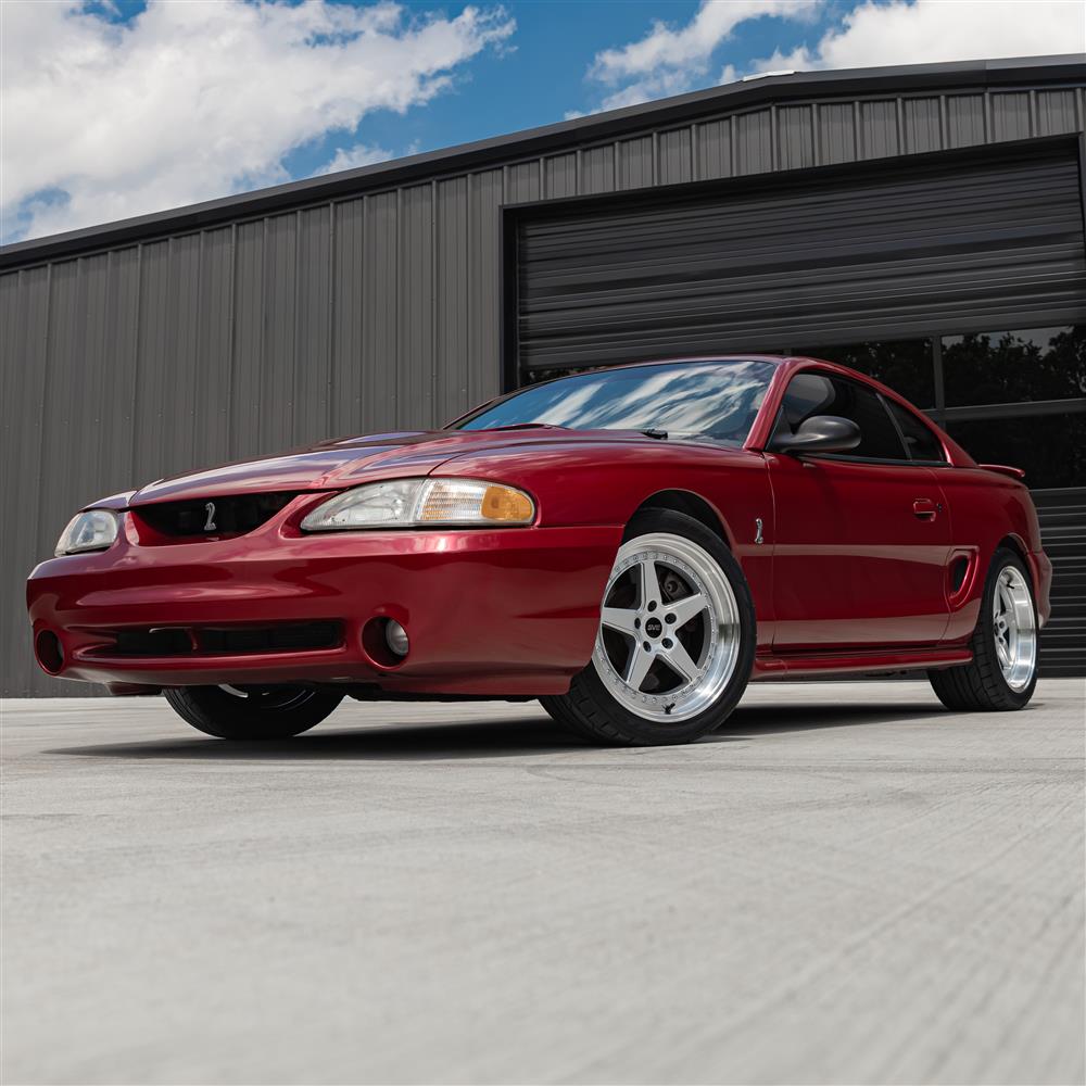 1994-04 Mustang SVE Series 4 Wheel - 18x9  - Gloss Silver