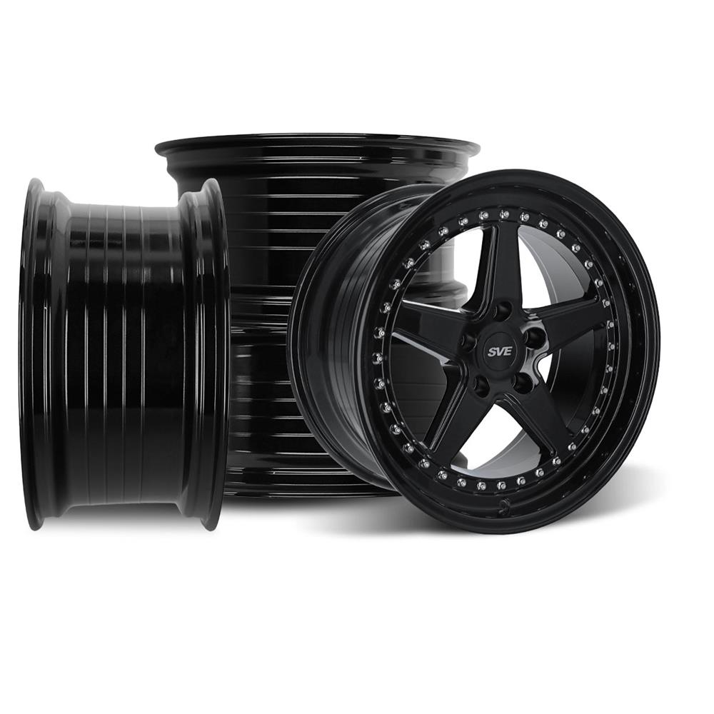 1994-04 Mustang SVE Series 4 Wheel Kit - 18x9/10  -  Gloss Black