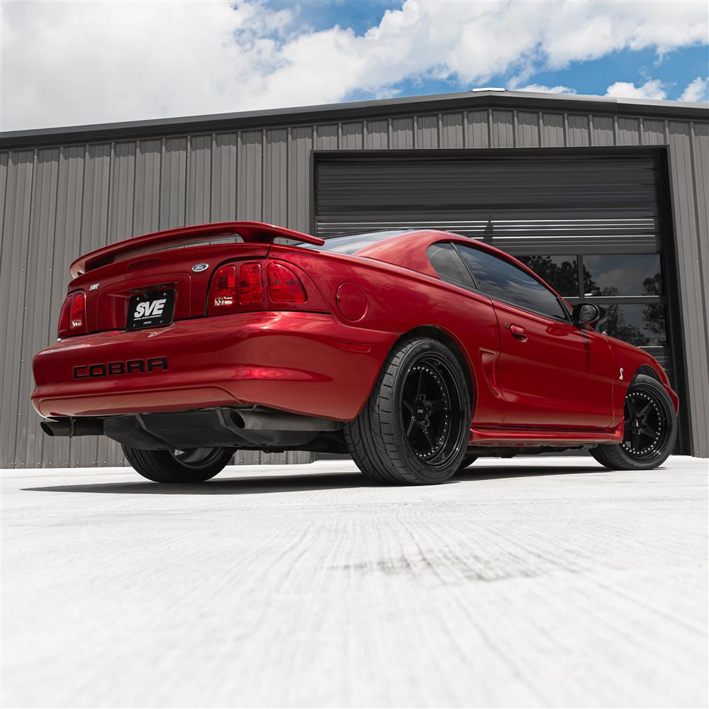 1994-04 Mustang SVE Series 4 Wheel Kit - 18x9/10  -  Gloss Black