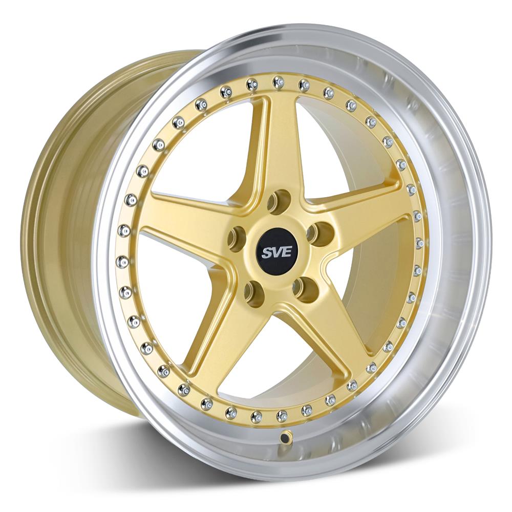1994-04 Mustang SVE Series 4 Wheel Kit - 18x9/10  - Gloss Gold