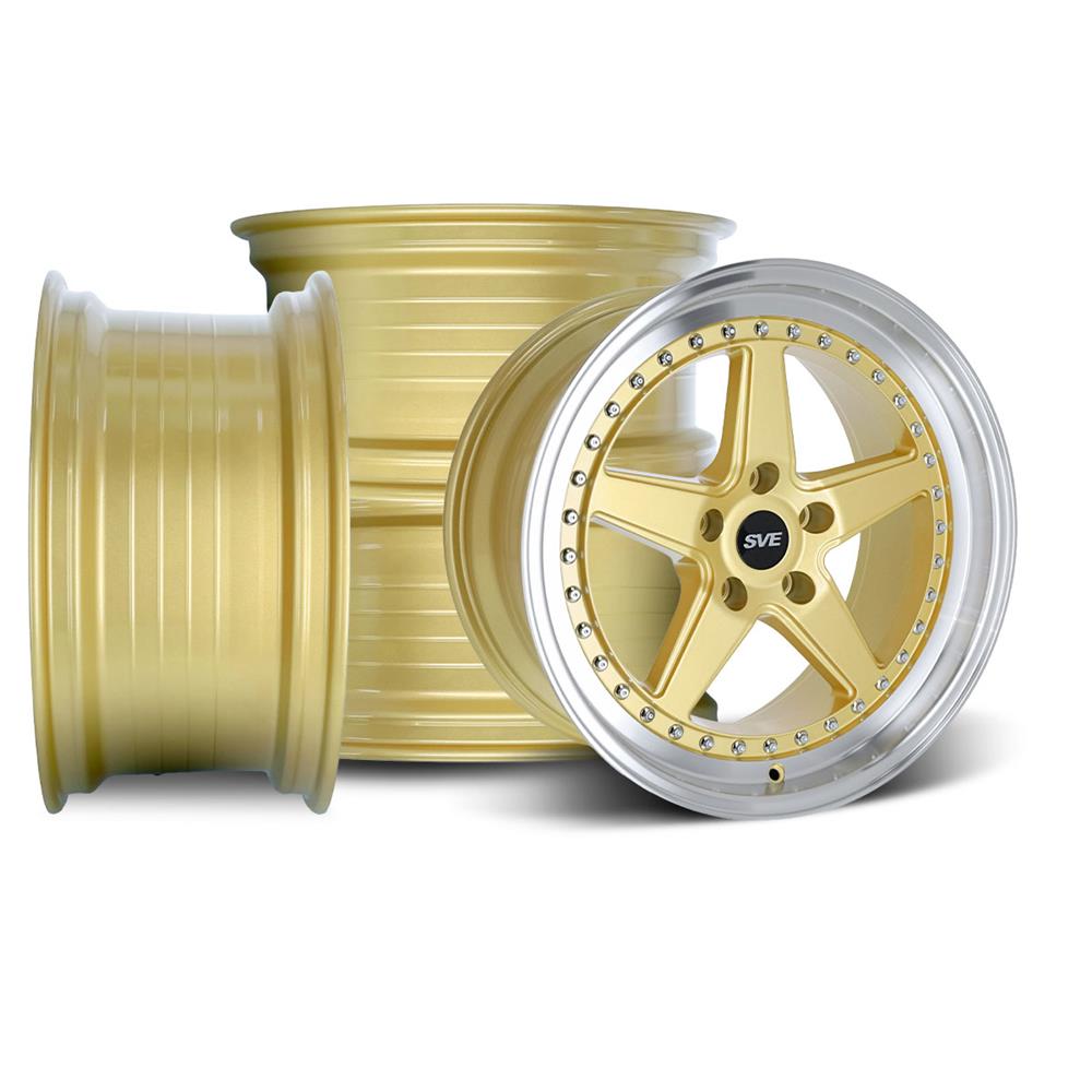 SVE Mustang Series 4 Wheel Kit - 18x9/10 - Gloss Gold (94-04)