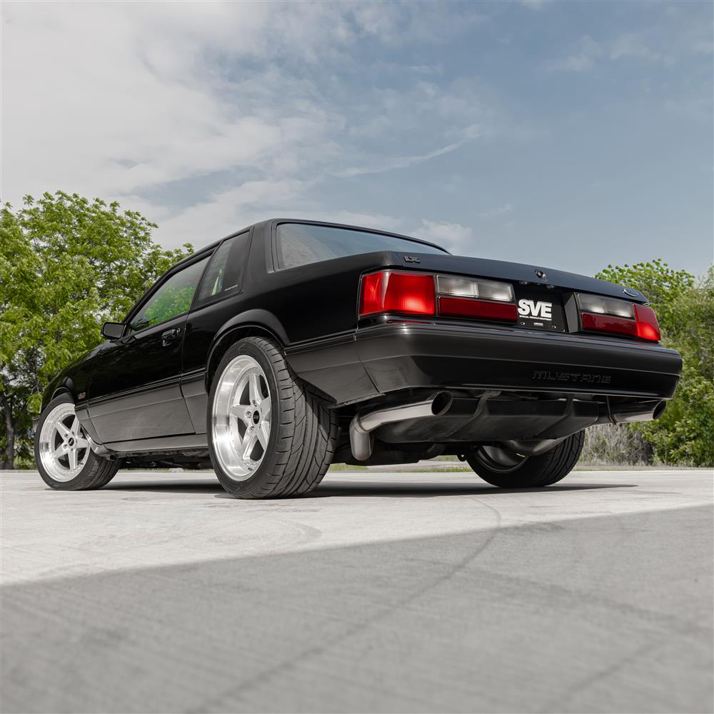 1994-04 Mustang SVE Series 4 Wheel Kit - 18x9/10  - Gloss Silver
