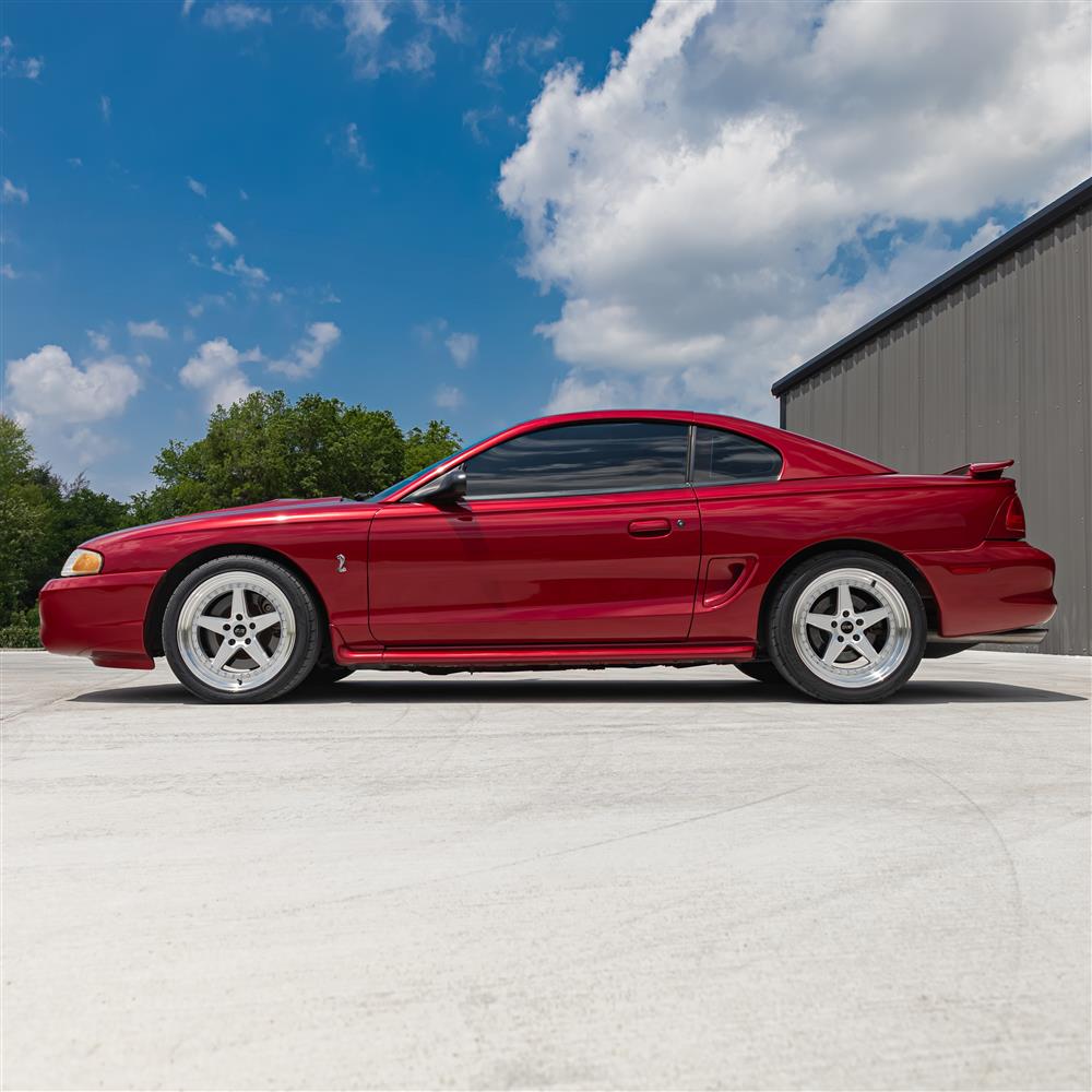 1994-04 Mustang SVE Series 4 Wheel Kit - 18x9/10  - Gloss Silver