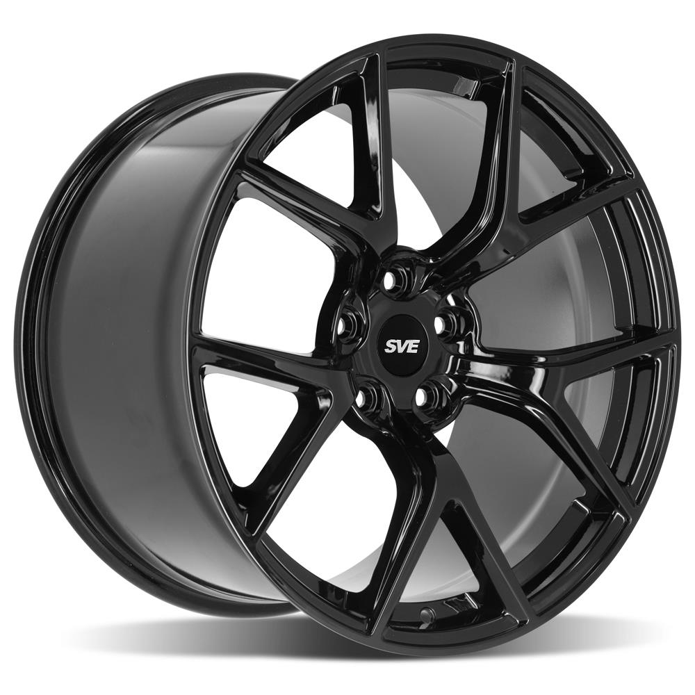 2015-2023 Mustang SVE SP2 Wheel & Firestone Tire Kit - 19x10/11 - Gloss Black